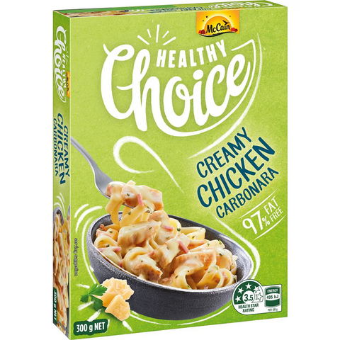 Mccain Healthy Choice Chicken Carbonara Frozen Meal 300g