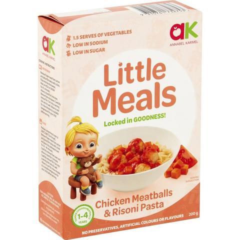 Annabel Karmel Little Meals Chicken Meatballs & Risoni Pasta 200g