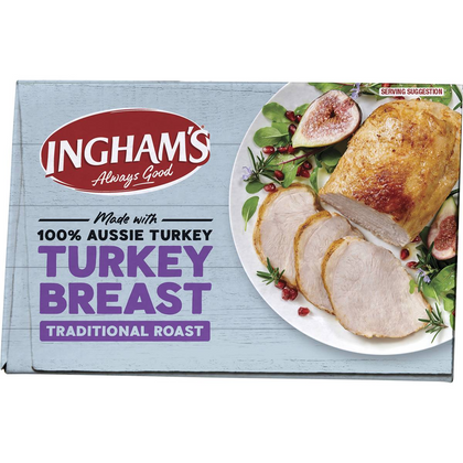 Ingham's Frozen Turkey Breast Traditional Roast 1kg – Tomen Supermarket