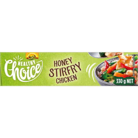 Mccain Honey Stir Fry Chicken Healthy Choice Frozen Meal 330g