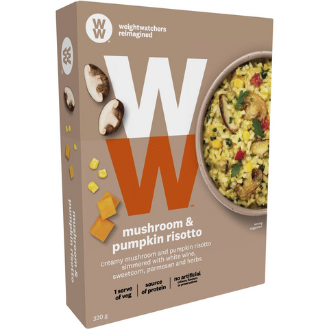 Weight Watchers Classic Mushroom & Pumpkin Risotto Frozen Meal 320g