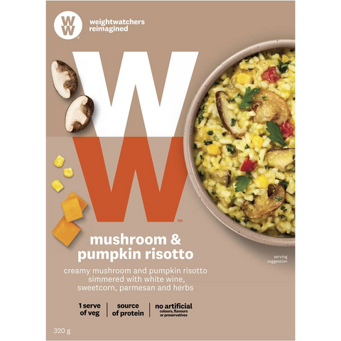 Weight Watchers Classic Mushroom & Pumpkin Risotto Frozen Meal 320g