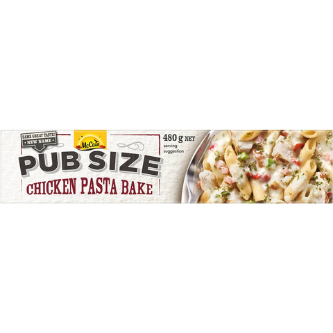 Mccain Pub Size Chicken Bacon Bake Frozen Meal 480g