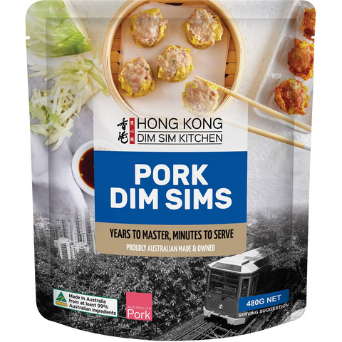 Hong Kong Dim Sim Kitchen Pork Dim Sims 480g