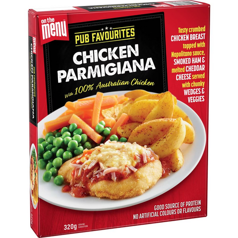 On The Menu Chicken Parmigiana Frozen Meal 320g