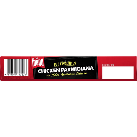 On The Menu Chicken Parmigiana Frozen Meal 320g