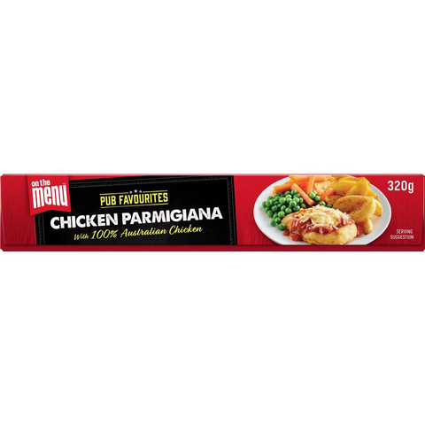 On The Menu Chicken Parmigiana Frozen Meal 320g