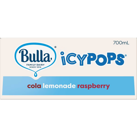 Bulla Icy Pops Lemonade Raspberry & Cola 10 Pack