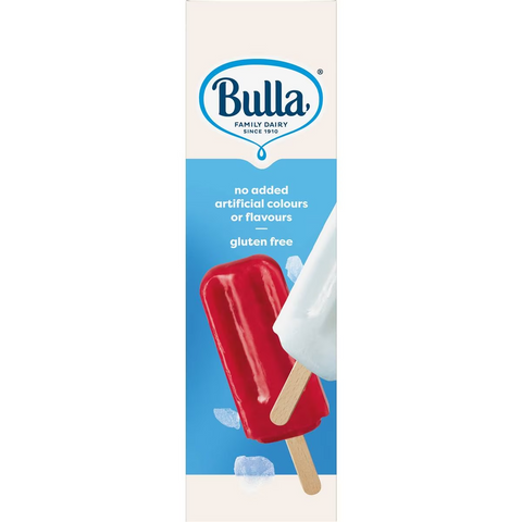 Bulla Icy Pops Lemonade Raspberry & Cola 10 Pack