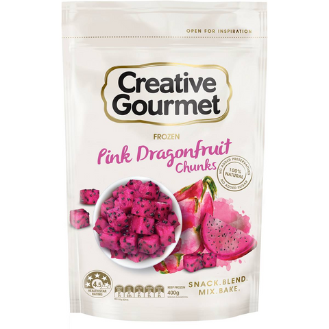 Creative Gourmet Frozen Dragon Fruit Chunks 400g