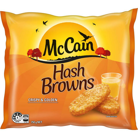 Mccain Hash Browns Shredded 750g