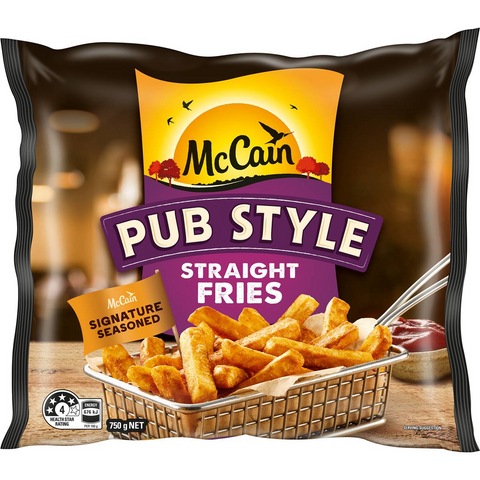 Mccain Pub Style Fries 750g