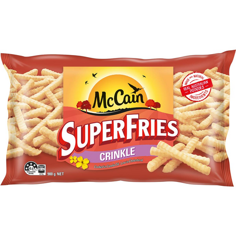 Mccain Superfries Crinkle Cut 900g