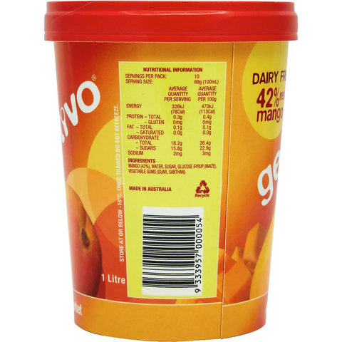 Gelativo Mango Sorbet 1l