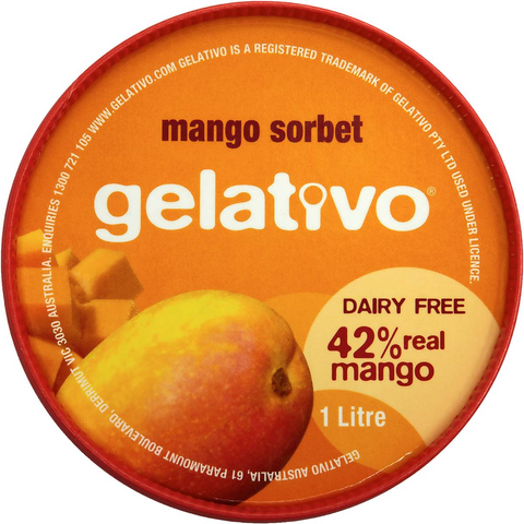 Gelativo Mango Sorbet 1l