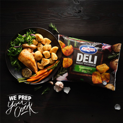 Birds Eye Deli Seasoned Roast Potatoes Rosemary & Garlic 600g