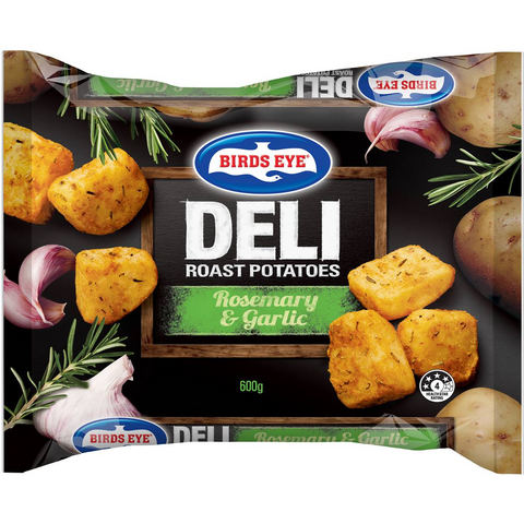 Birds Eye Deli Seasoned Roast Potatoes Rosemary & Garlic 600g