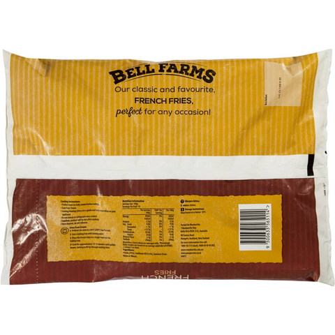 Bell Farms French Fries 1kg