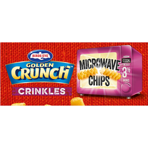 Birds Eye Microwave Chips Crinkle 140g