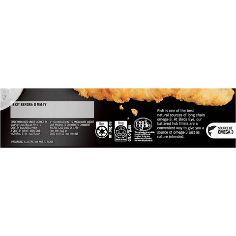 Birds Eye Deli Barramundi Crisp Light Batter 250g