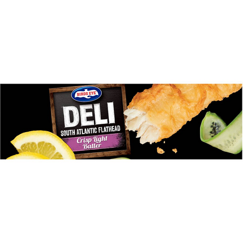 Birds Eye Deli Seasonal Catch Flathead In Light Batter 250g