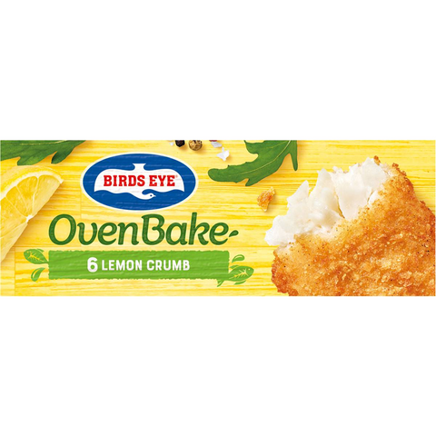 Birds Eye Oven Bake Crumbed Lemon 425g