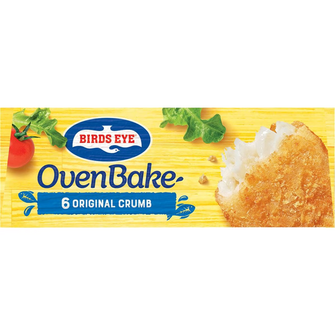 Birds Eye Oven Bake Crumbed Wild Caught Fish Fillets 425g