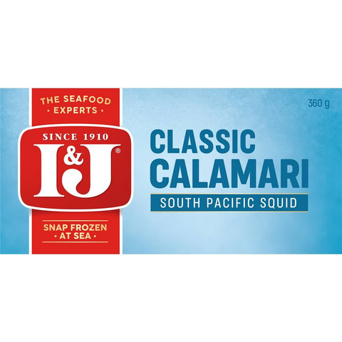 I&j Classic Calamari Rings 360g