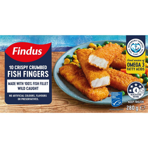 Findus Crumbed Fish Fingers 10 Pack