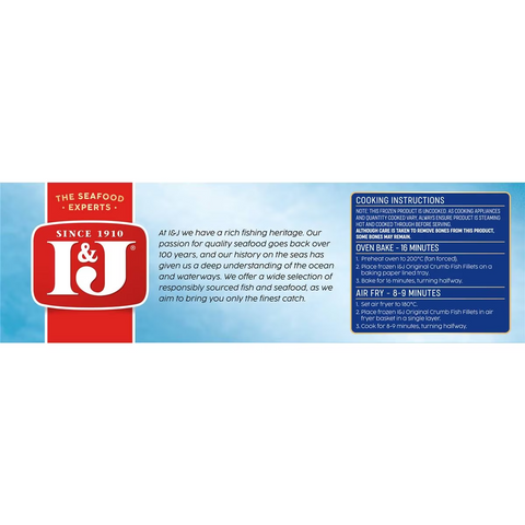 I&j Fish Fillets Original Crumb 1kg