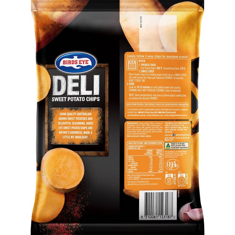 Birds Eye Deli Sweet Potato Chips 600g