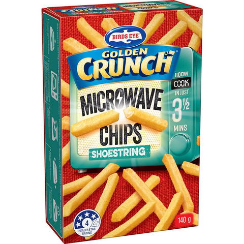 Birds Eye Microwave Chips Shoestring 140g