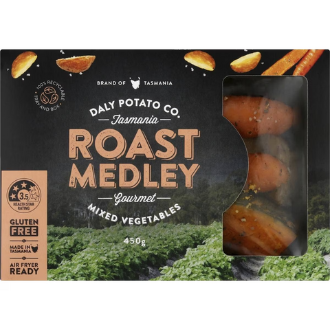 Daly Potato Co. Roast Medley Mixed Vegetables 450g