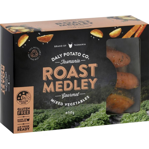 Daly Potato Co. Roast Medley Mixed Vegetables 450g