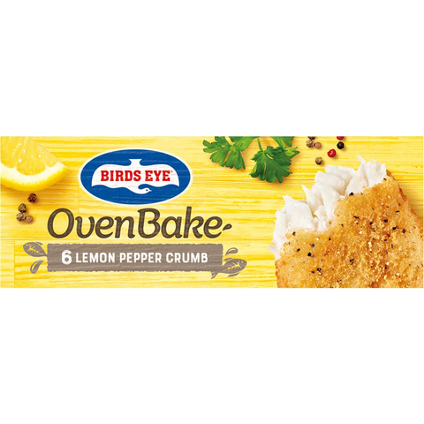 Birds Eye Oven Bake Crumbed Lemon Pepper 425g