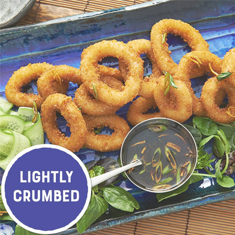 I&j Wild Caught Salt & Pepper Calamari Rings Lightly Crumbed 360g