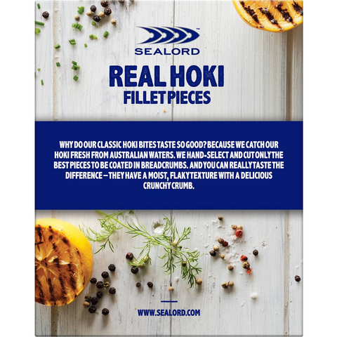 Sealord Australian Hoki Fish Bites Classic Crumb 400g