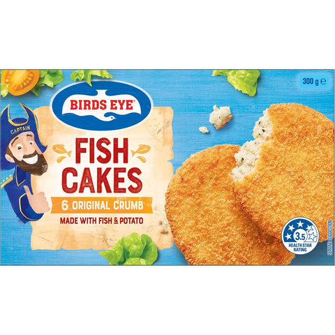 Birds Eye Fish Cakes Oven Fry 300g