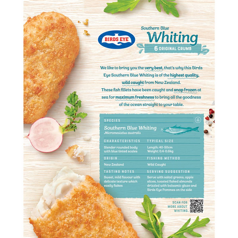 Birds Eye Southern Blue Whiting Original Crumb 425g