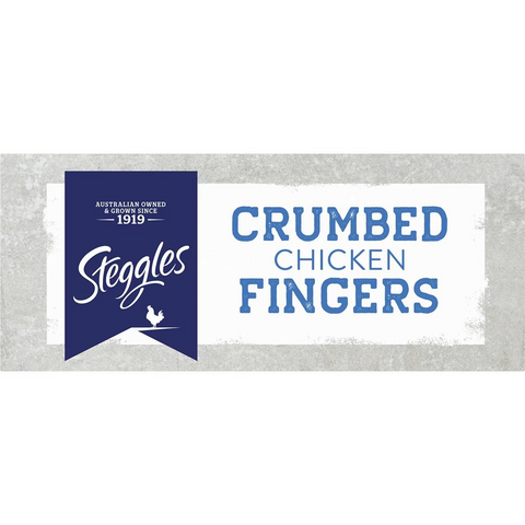 Steggles Chicken Fingers Crumbed 400g