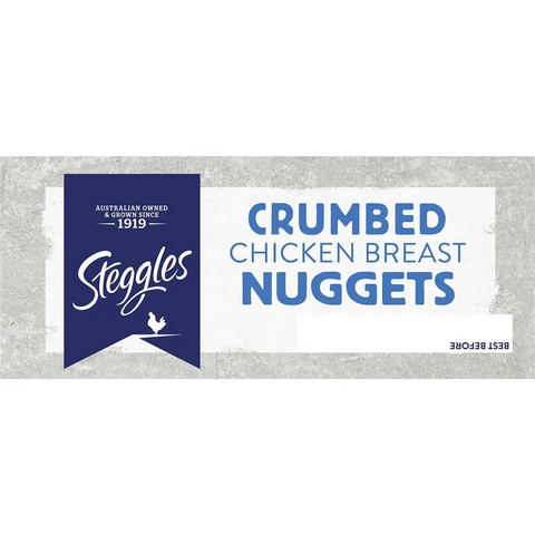 Steggles Chicken Breast Nuggets Crumbed 400g