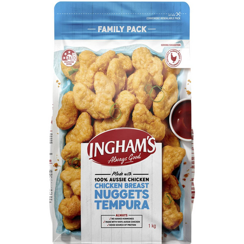 Ingham's Tempura Style Nuggets 1kg