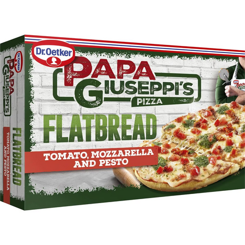 Papa Giuseppi's Pizza Flatbread Tomato Mozzarella & Pesto 185g