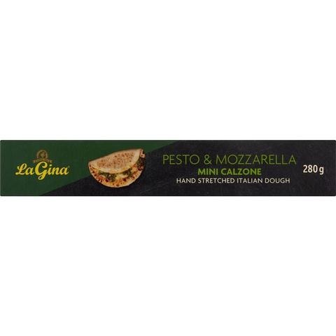 La Gina Pesto & Mozzarella 2 Pack Mini Calzone 280g