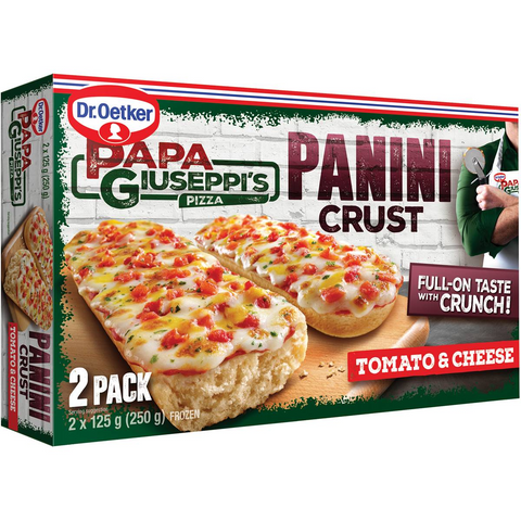 Papa Giuseppi's Panini Tomato & Cheese 250g 2 Pack