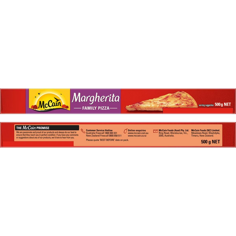 Mccain Pizza Margherita 500g