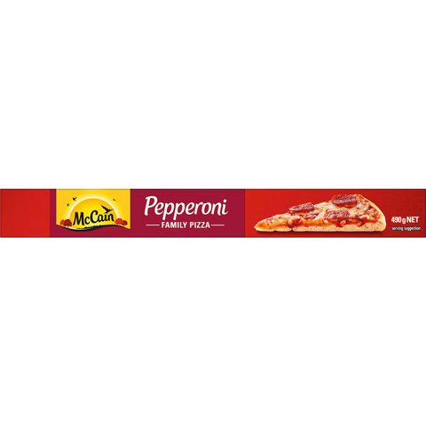 Mccain Family Pizza Pepperoni 490g