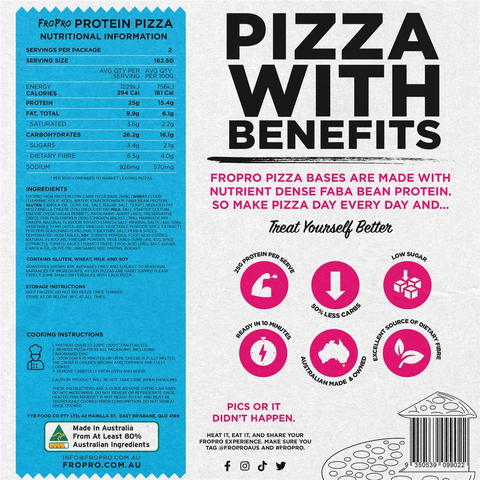 Fropro Protein Pizza Peri Peri Chicken 325g