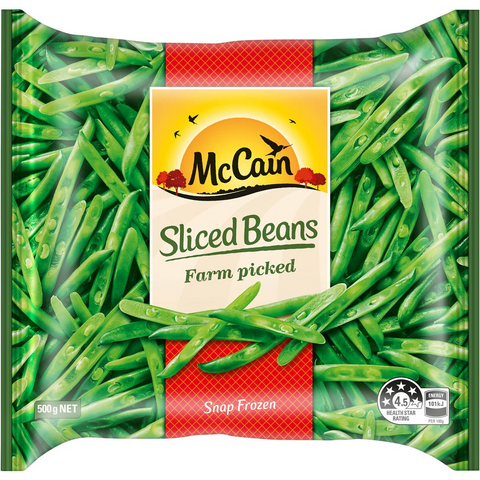 Mccain Sliced Beans Sliced 500g