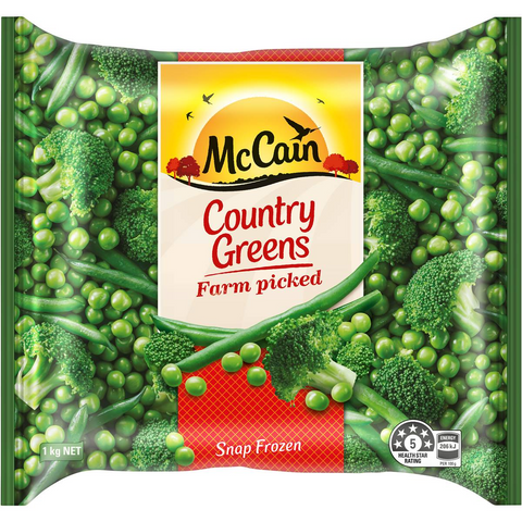 Mccain Mixed Vegetables Country Greens 1kg